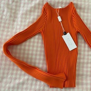 Astr the Label ribbed top